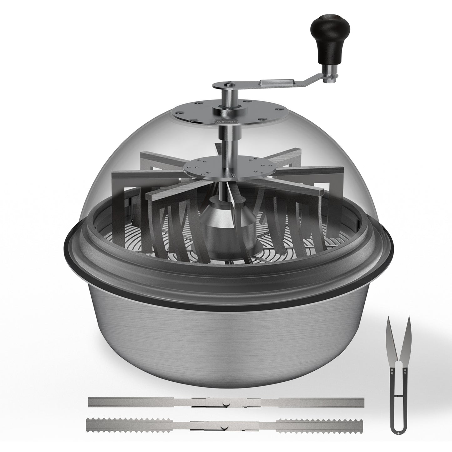 Bud Bowl Trimmer 19", Twist Spin Cut with Clear Visibility Dome