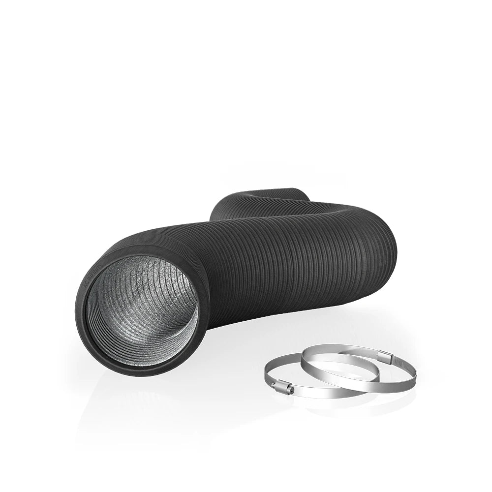Flexible Ducting 6", Durable Four-Layer Aluminum 8' Long