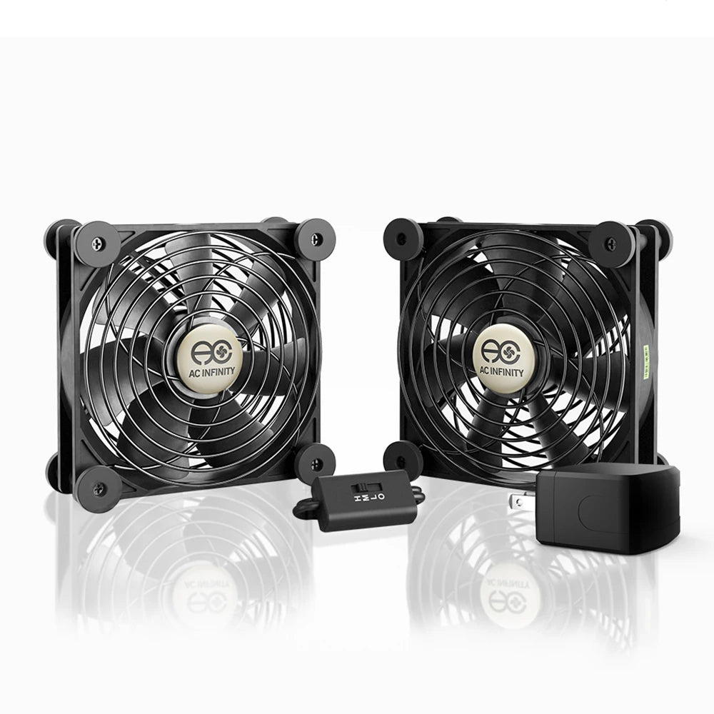 MULTIFAN S7-P, Quiet AC-Powered Cooling Fan Dual 120mm