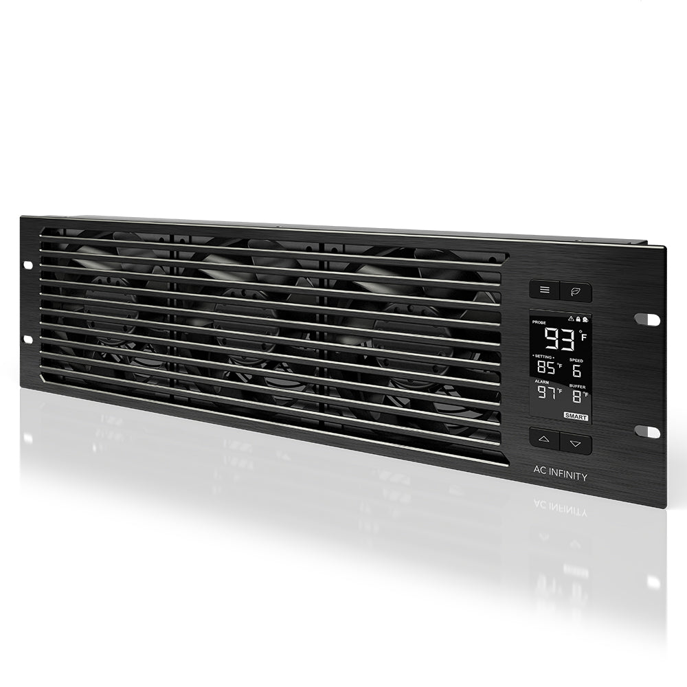 CLOUDPLATE T9-N, Quiet Rack Cooling Fan System, 3U Intake