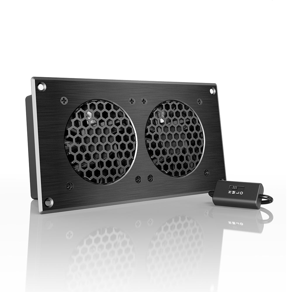 AIRPLATE S5, Quiet Cabinet Cooling Fan 8" with Speed Controller