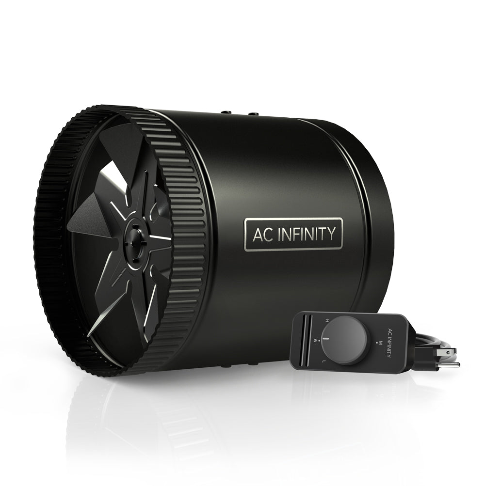 RAXIAL S8, Inline Booster Duct Fan 8" with Speed Controller