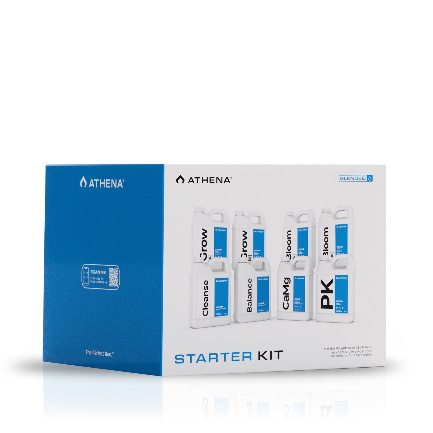 Blended Starter Kit, Eight 32 oz. Bottles, Grow A+B, Bloom A+B, PK, CaMg, Cleanse, Balance