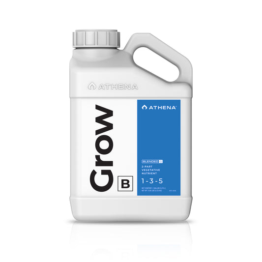 Grow B, Vegetative Hydroponic Nutrient for Vigorous Plant Growth, 1 Gallon