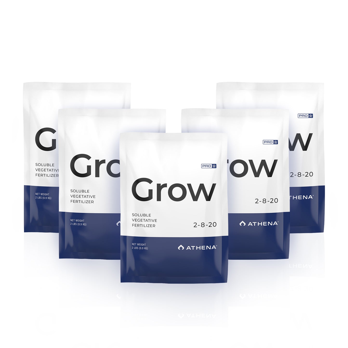 Pro Grow, Dry Soluble Vegetative Fertilizer, Five 2 lb. Bags