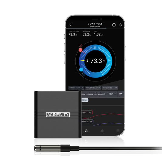 Mini Smart Thermo-Hygrometer A1 with 12' Sensor