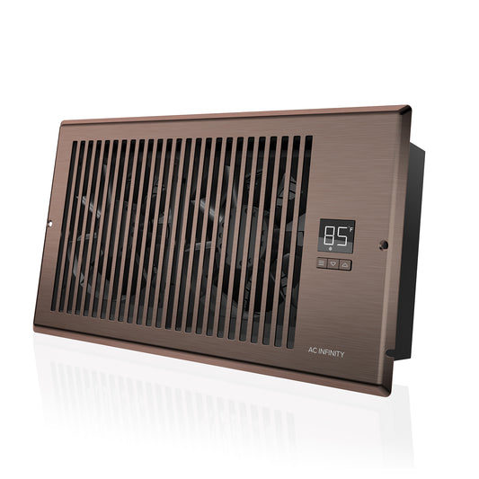 AIRTAP T6, Smart Register Booster Fan 6" x 12" Bronze