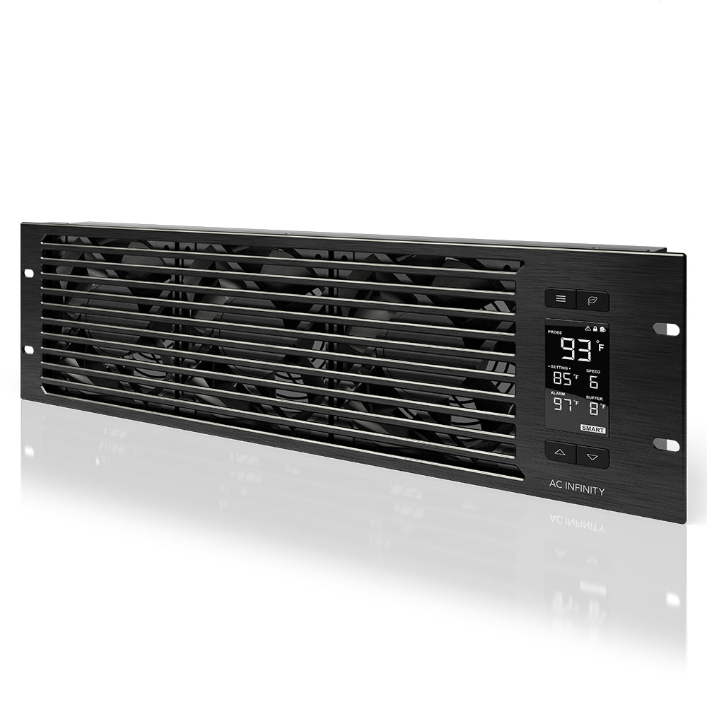 CLOUDPLATE T9, Quiet Rack Cooling Fan System, 3U Exhaust