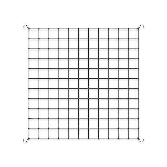 Grow Tent Trellis Netting 4x4', Flexible Elastic Cords