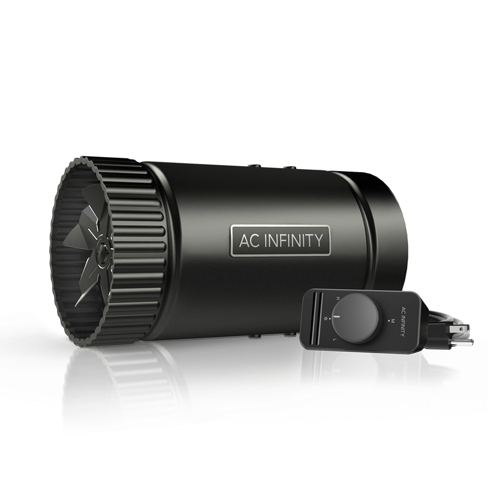 RAXIAL S4, Inline Booster Duct Fan 4" with Speed Controller