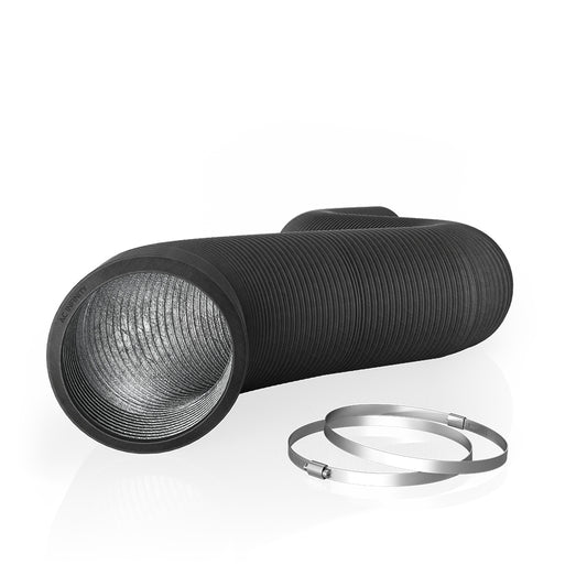 Flexible Ducting 12", Durable Four-Layer Aluminum 25' Long