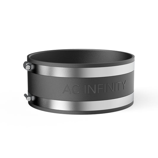 Noise Reduction Clamp, Duct Coupler 6" with Stainless Steel Clamps