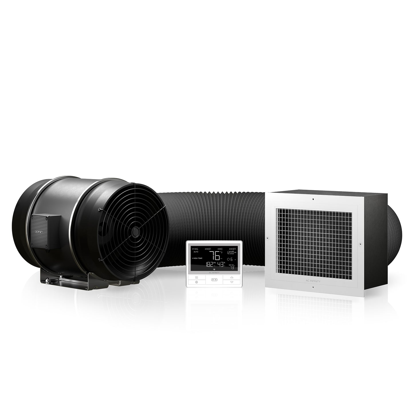 CLOUDWAY T12, Whole House Fan 12" with Temperature Controller