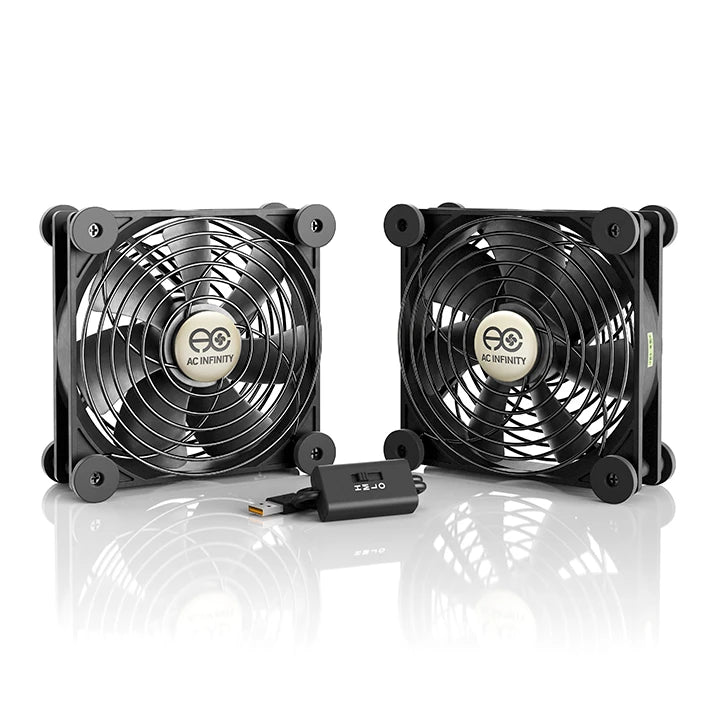 MULTIFAN S7, Quiet USB Cooling Fan Dual 120mm