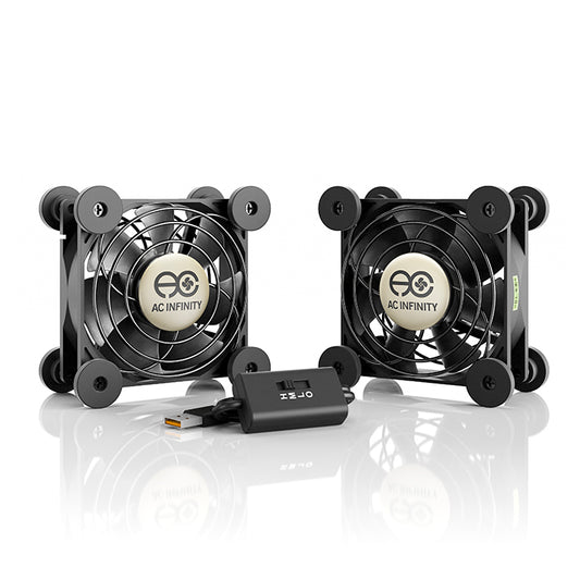 MULTIFAN S5, Quiet USB Cooling Fan Dual 80mm