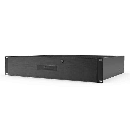 Heavy-Duty Rack Drawer with Aluminum Faceplate, 2U