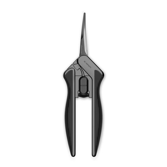 Ergonomic Pruning Shear 6.6”, Stainless Steel Curved-Blades