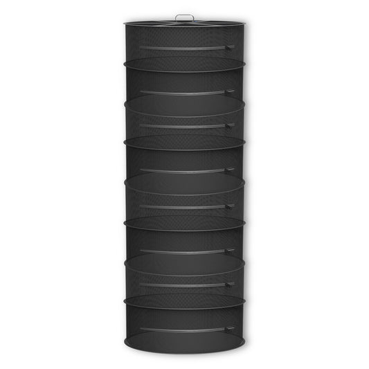 Hanging Herb Drying Rack 24", Durable Polyester Mesh, Eight Tiers