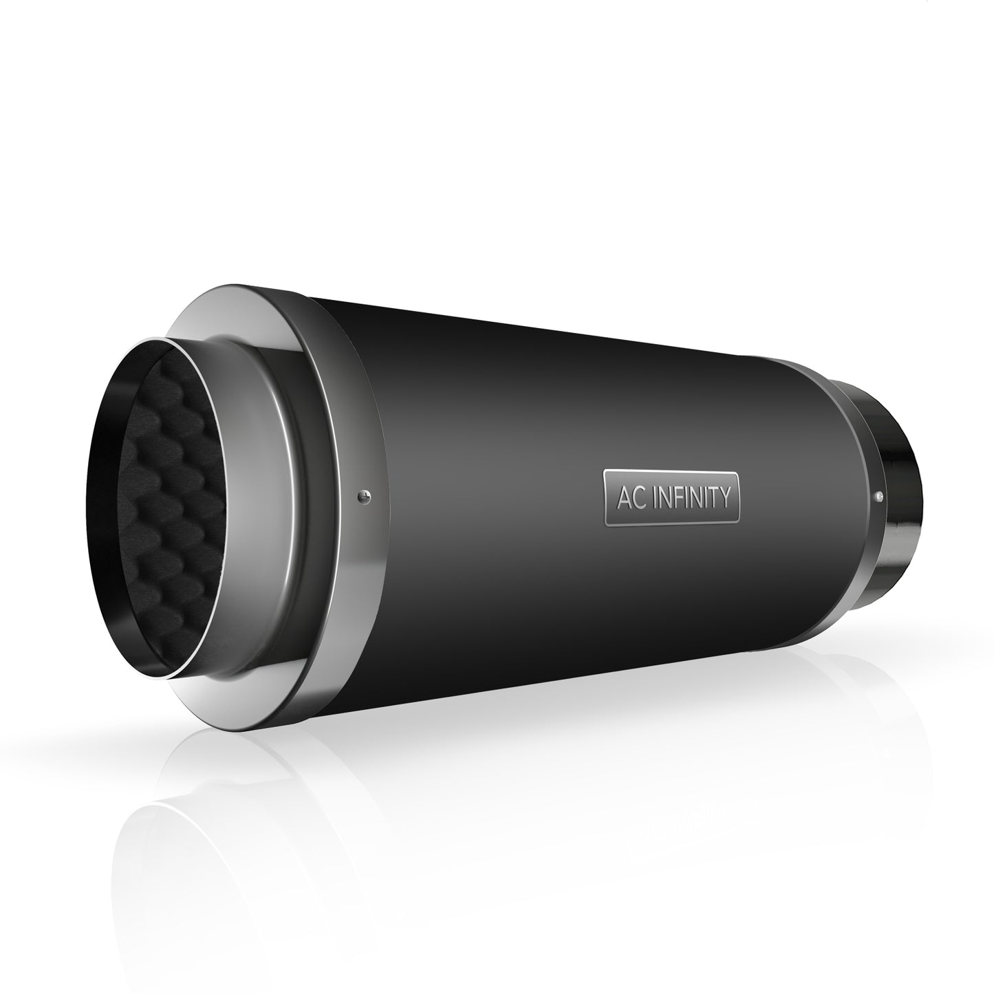 Inline Duct Silencer 8" Aluminum Noise Reduction Muffler