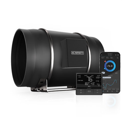 CLOUDLINE T10, Quiet Inline Fan 10" with Temperature Humidity VPD Controller