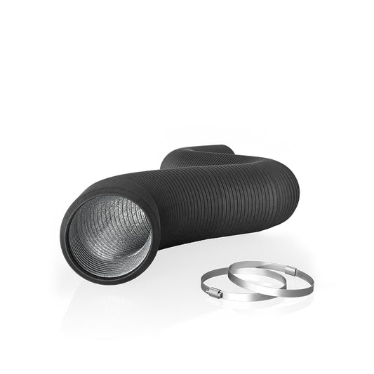 Flexible Ducting 4", Durable Four-Layer Aluminum 8' Long