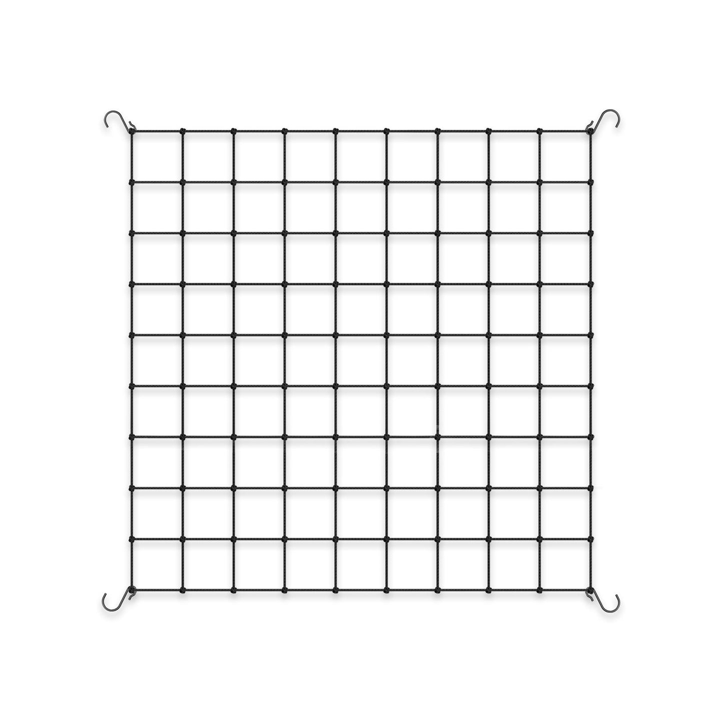 Grow Tent Trellis Netting 3x3', Flexible Elastic Cords