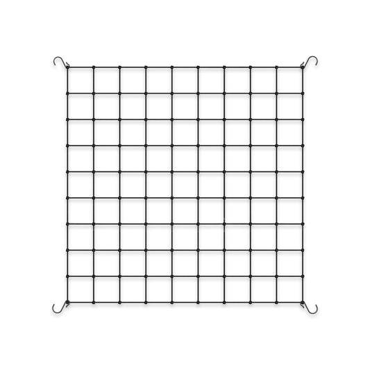 Grow Tent Trellis Netting 3x3', Flexible Elastic Cords